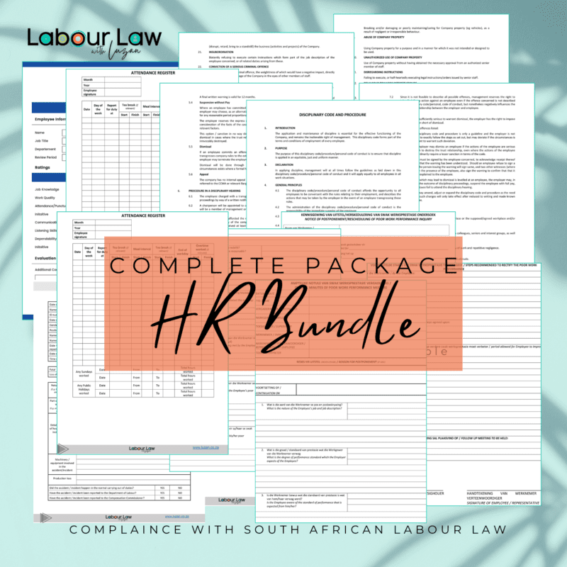 Downloadable Labour Law Posters for South African Businesses | Labour ...